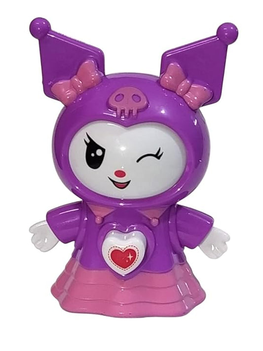 Kuromi Face Changing Keychain (Purple)