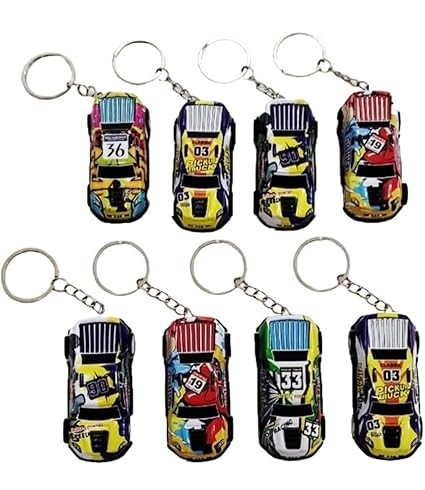 Pull Back Car Keychain(Set of 6)