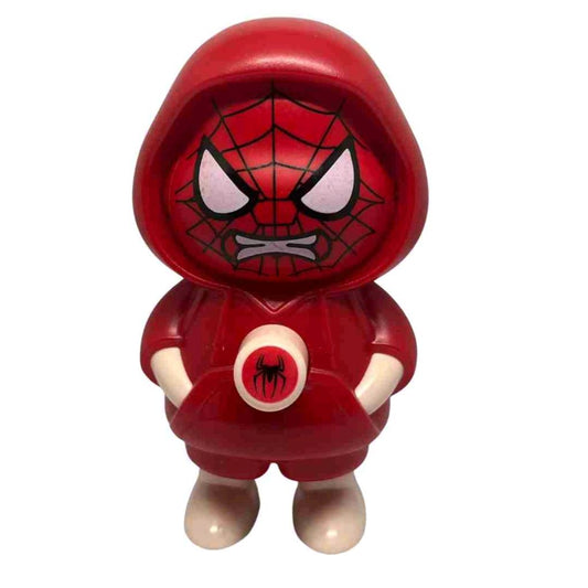 Spider-Man Face Changing Keychain with 3 Expressions(Red)